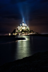 Mont St. Michel at Night 